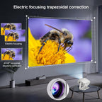 Cheerlux C6C Same Screen Version 1280x720P 180ANSI Bluetooth 5.1 Smart Projector, with Gimbal, US Plug, UK Plug, AU Plug, EU Plug