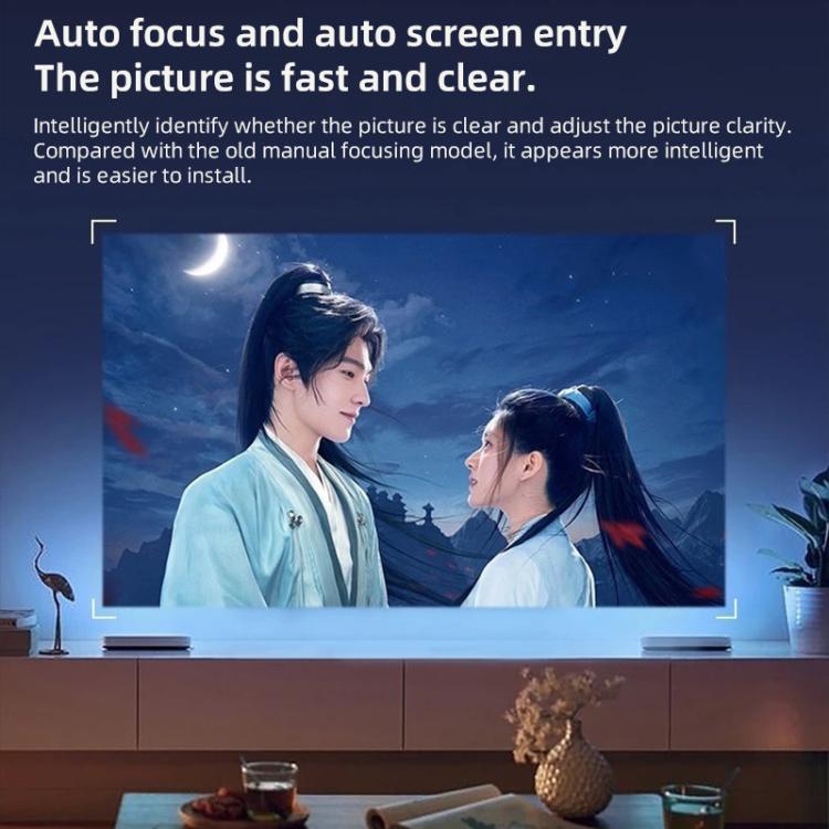 Cheerlux C26D Whale OS Version 1920x1080P 420ANSI Smart Projector, US Plug, UK Plug, AU Plug, EU Plug