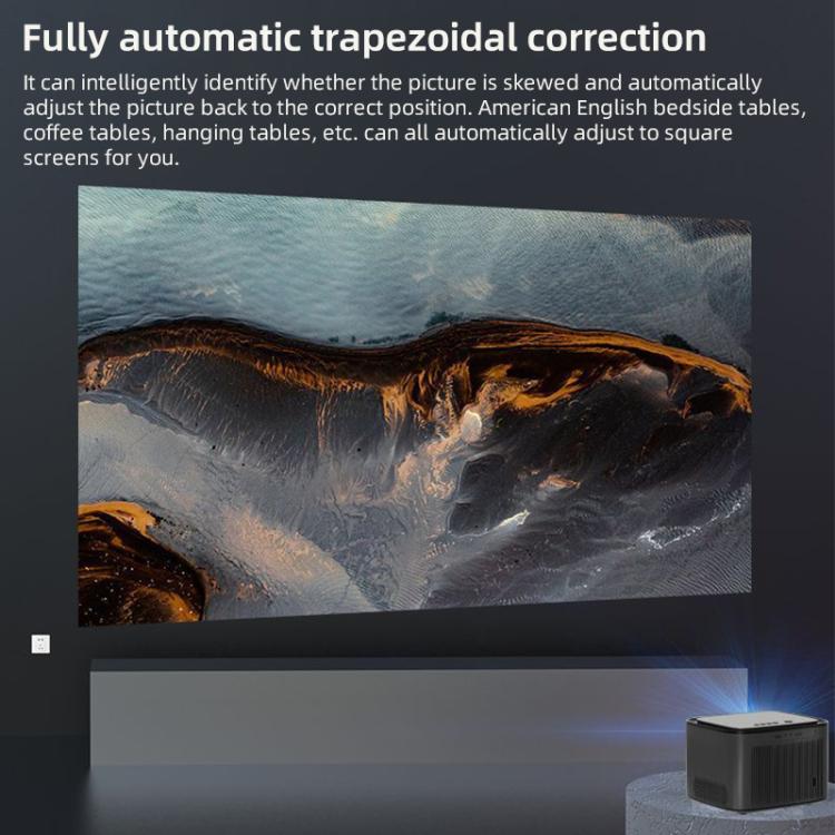 Cheerlux C26D Whale OS Version 1920x1080P 420ANSI Smart Projector, US Plug, UK Plug, AU Plug, EU Plug