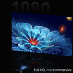 Cheerlux E1C Whale OS Version 1920x1080P 250ANSI Smart Projector, US Plug, UK Plug, AU Plug, EU Plug