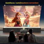 Cheerlux E2C Whale OS Version 1920x1080P 300ANSI Smart Projector, US Plug, UK Plug, AU Plug, EU Plug