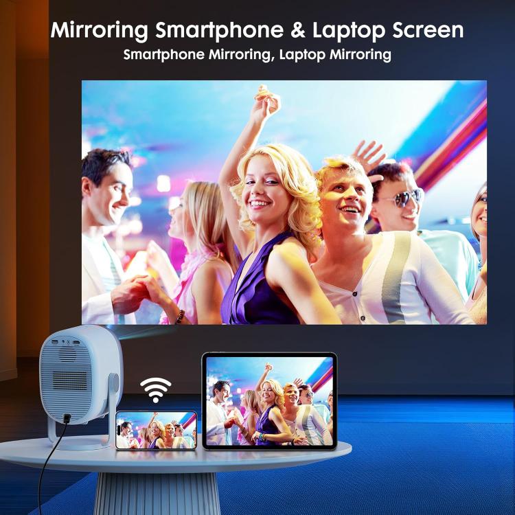Cheerlux H1 Whale OS Version 1280x720P 180ANSI Smart Projector, with Gimbal, US Plug, UK Plug, AU Plug, EU Plug