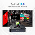 Tanix TX7 8K UHD Android 14 Smart TV Box with Remote Control, Allwinner H728 Octa-Core, 2GB+16GB, 4GB+32GB