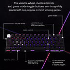 Logitech G PRO X 60 LIGHTSPEED Wireless Gaming Keyboard, GX-T Optical Switches