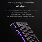 Logitech G PRO X 60 LIGHTSPEED Wireless Gaming Keyboard, GX-T Optical Switches
