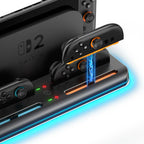 OIVO VG-SW205 Gaming Console Storage Magnetic Charging Stand with RGB Lights, For Nintendo Switch 2
