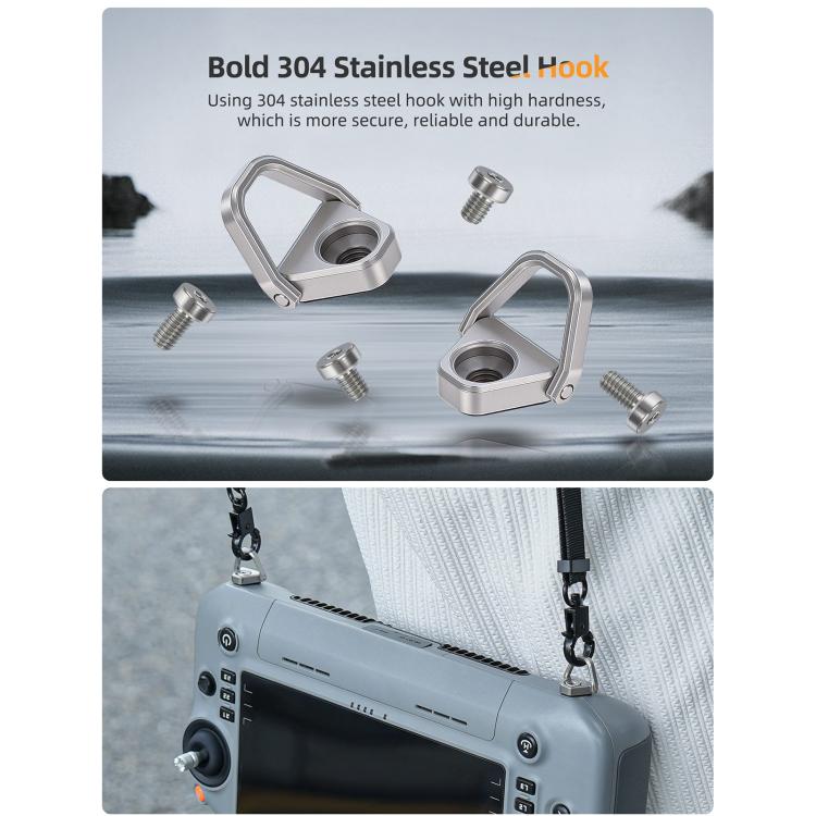 Sunnylife GS014 Multi-Purpose Lanyard with CNC Aluminum Buckle, For DJI RC 2 / 1 / Pro 2 / 1