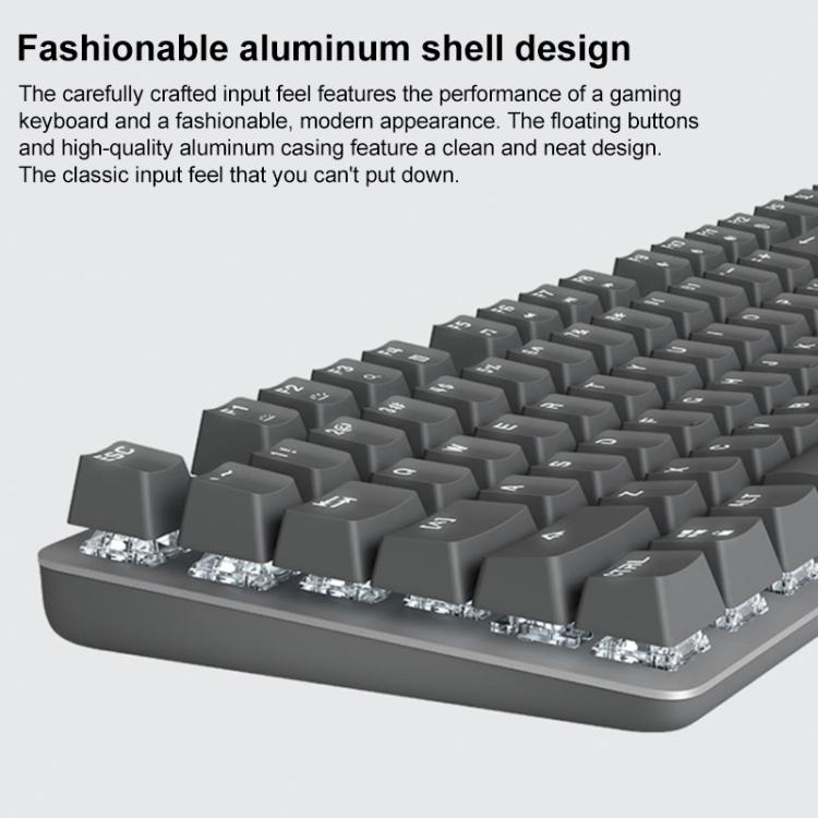 Logitech K845 Backlit Mechanical Wired Keyboard, Cable Length: 1.8m, Longhua Brown Axis, Longhua Red Axis