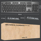 Logitech K845 Backlit Mechanical Wired Keyboard, Cable Length: 1.8m, TTC Brown Axis, TTC Red Axis, TTC Blue Axis
