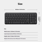 Logitech K251 Wireless Bluetooth Keyboard for Business Laptop Office use, K251