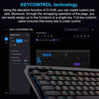 Logitech G515 LIGHTSPEED TKL Wireless Low-Profile Mechanical Gaming Keyboard, GX-T Mechanical Switches