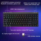 Logitech G515 LIGHTSPEED TKL Wireless Low-Profile Mechanical Gaming Keyboard, GX-T Mechanical Switches