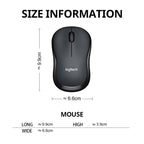 Logitech M240 1000dpi Silent Wireless Bluetooth Mouse, M240