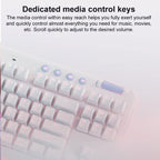 Logitech G715 Dual-Mode 87-Key RGB Wireless Bluetooth Mechanical Keyboard, Tea Shaft