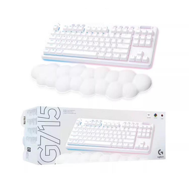 Logitech G715 Dual-Mode 87-Key RGB Wireless Bluetooth Mechanical Keyboard, Red Shaft