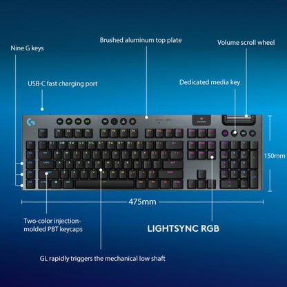 Logitech G915 X LIGHTSPEED Wireless Low Profile Gaming Keyboard