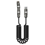 WK WDC-80 240W Car Charging Data Cable with Safety Hammer