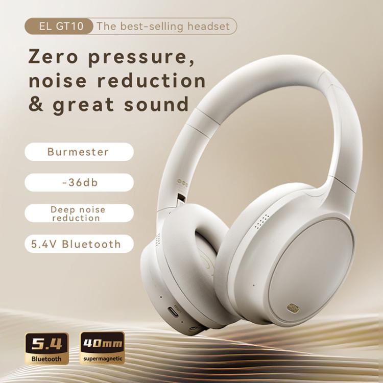 GT10 Zero Pressure BT5.4 Wireless Stereo ANC Headphones