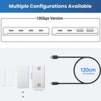 HST-2A1CTS 5 in 1 USB 3.0 Detachable Magnetic Docking Station, HST-2A1CTS