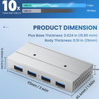 HST-4A-U3 4 in 1 USB 3.0 Detachable Magnetic Docking Station, HST-4A-U3