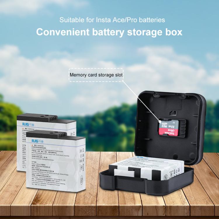Battery & Memory Card Storage Box, For Insta360 Ace / Ace Pro