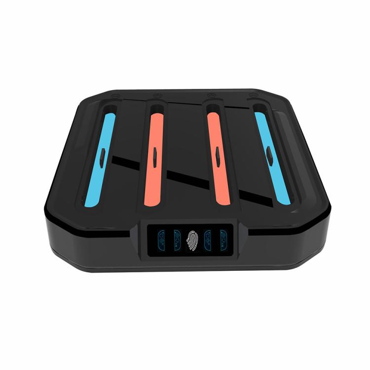 KJH NS2-026 4 in 1 Game Controller Charging Stand with RGB Light, KJH-NS2-026
