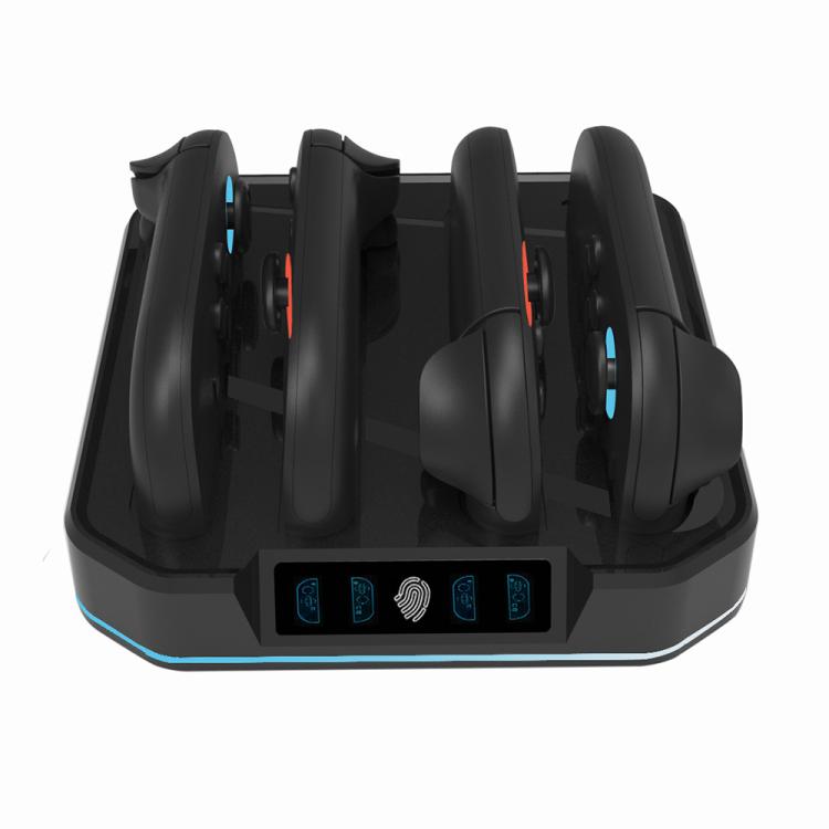 KJH NS2-026 4 in 1 Game Controller Charging Stand with RGB Light, KJH-NS2-026