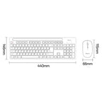 Yesido KB43 2.4G Wireless Keyboard Mouse Set, Arabic Version, English Version