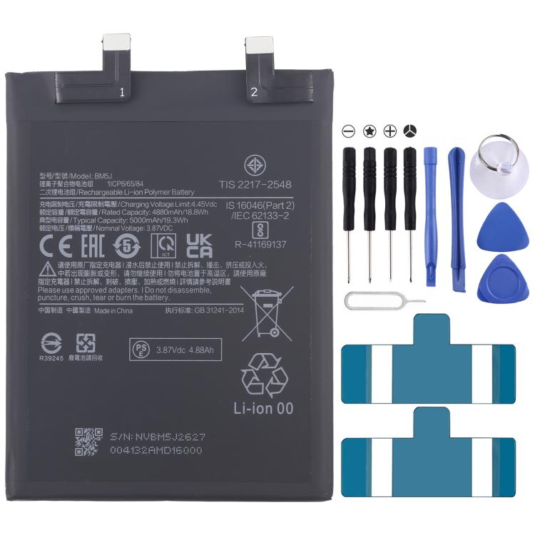 Battery Replacement, For Xiaomi Redmi Turbo 4 K80 / K80 Pro BM69 6550mAh, For Redmi Note 14 Pro+ 5G BM68 6200mAh, For Xiaomi Redmi Note 14 Pro BN5W 5500mAh, For Xiaomi POCO C65 / M6 5G / Redmi 13C BN5Q 5000mAh, For Xiaomi 13T / Poco X6 Pro 5G BM5T 5000...