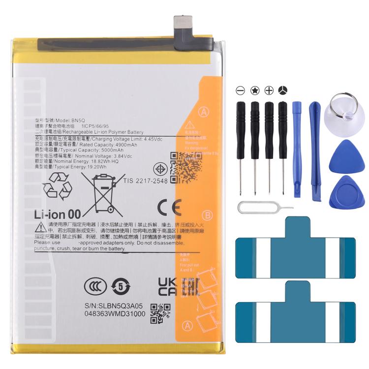 Battery Replacement, For Xiaomi Redmi Turbo 4 K80 / K80 Pro BM69 6550mAh, For Redmi Note 14 Pro+ 5G BM68 6200mAh, For Xiaomi Redmi Note 14 Pro BN5W 5500mAh, For Xiaomi POCO C65 / M6 5G / Redmi 13C BN5Q 5000mAh, For Xiaomi 13T / Poco X6 Pro 5G BM5T 5000...