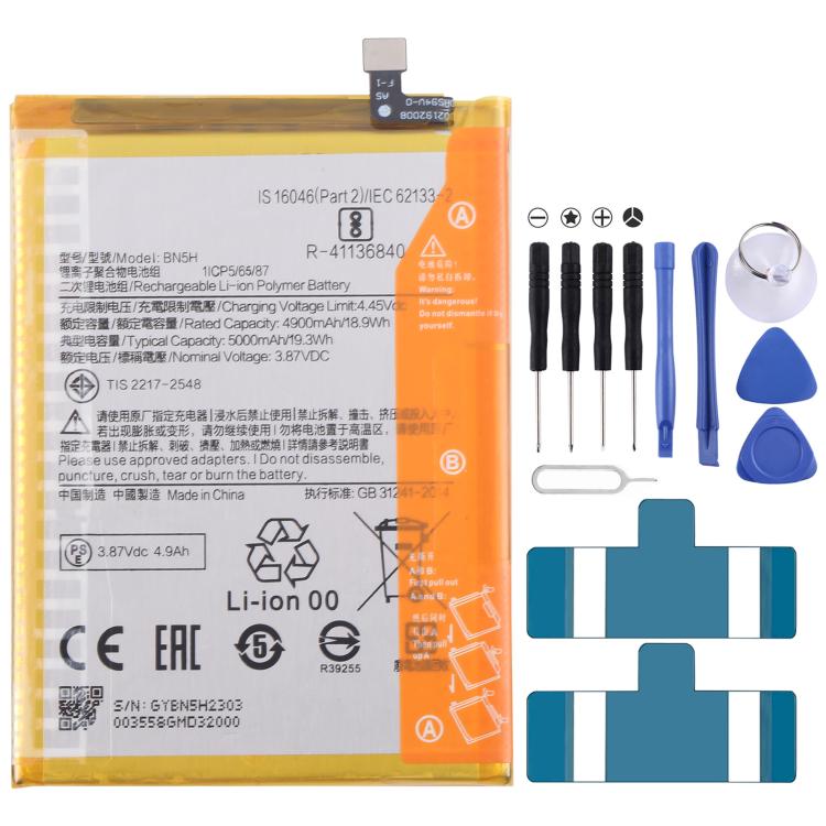 Battery Replacement, For Xiaomi Redmi Turbo 4 K80 / K80 Pro BM69 6550mAh, For Redmi Note 14 Pro+ 5G BM68 6200mAh, For Xiaomi Redmi Note 14 Pro BN5W 5500mAh, For Xiaomi POCO C65 / M6 5G / Redmi 13C BN5Q 5000mAh, For Xiaomi 13T / Poco X6 Pro 5G BM5T 5000...