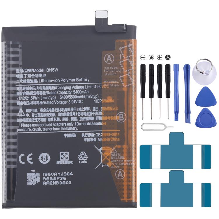 Battery Replacement, For Xiaomi Redmi Turbo 4 K80 / K80 Pro BM69 6550mAh, For Redmi Note 14 Pro+ 5G BM68 6200mAh, For Xiaomi Redmi Note 14 Pro BN5W 5500mAh, For Xiaomi POCO C65 / M6 5G / Redmi 13C BN5Q 5000mAh, For Xiaomi 13T / Poco X6 Pro 5G BM5T 5000...
