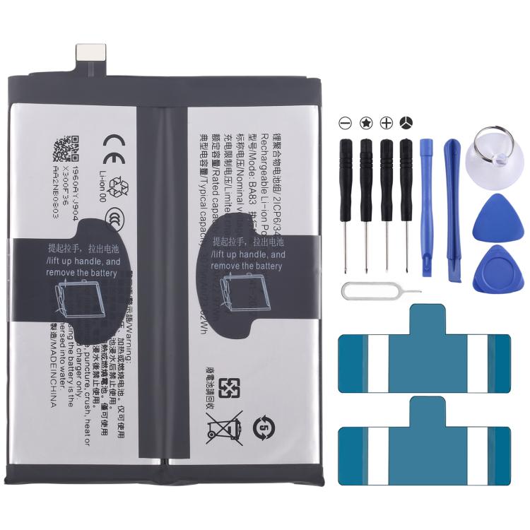 Battery Replacement, For vivo iQOO Neo 10 BA85 3050mAh, For vivo Y300i BA90 6500mAh, For vivo iQOO 13 / 13 Pro BA83 3075mAh, For vivo Y19S 4G BA61 5380mAh, For vivo Y300 Pro BA56 6500mAh