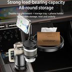 Yesido C274 4 in 1 Car Multi-function Tray Water Cup Phone Holder, C274