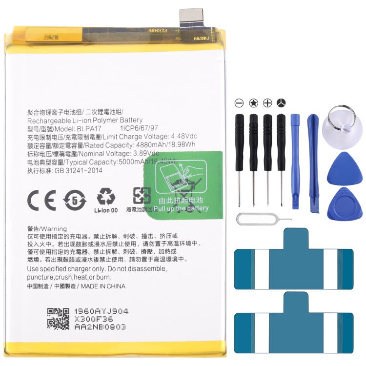 Battery Replacement, For Realme GT Neo7 SE BLPB95 7000mAh, For Realme C75 BLPB47 6000mAh, For Realme Note 60 / 60X BLPB21 5000mAh, For Realme 12 Pro+ RMX3841 BLPA35 5000mAh, For Realme C53 BLPA17 5000mAh