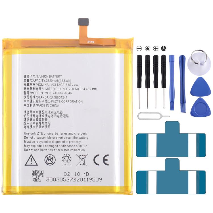 Battery Replacement, For ZTE Blade A35 / A55 Z2453 BL-49S-976546 5000mAh, For Nubia Flip 5G NX724J 3290mAh 970mAh 1 Pair, For ZTE Blade A73 CN550 E6553ZTE-B 5000mAh, For ZTE Blade A52 Lite Li3939T44P10h826645 4000mAh, For ZTE Blade 20 Smart V1050 5000m...