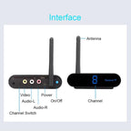 Measy AV240 2.4GHz Wireless Audio / Video Transmitter and Receiver with Infrared Return Function, Distance: 400m, AV240 Black
