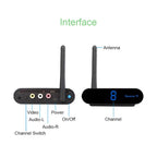 Measy AV530 5.8GHz Wireless Audio / Video Transmitter and Receiver, Distance: 300m, AV530 Black