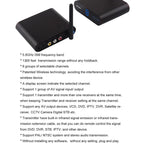 Measy AV540 5.8GHz Wireless Audio / Video Transmitter and Receiver with Infrared Return Function, Distance: 400m, AV540 Black