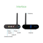 Measy AV540 5.8GHz Wireless Audio / Video Transmitter and Receiver with Infrared Return Function, Distance: 400m, AV540 Black