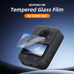 Sunnylife Screen Protector Tempered Glass Protective Film For DJI Osmo 360, 1pcs, 2pcs