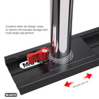 Mijing MJ4010 32mm 360 Universal Metal Swing Arm Liftable Fixed Stand with Slide Rails, Mijing MJ4010