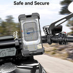 USAMS ZJ082 360-degree Universal Ball Motocycle Cycling Phone Holder, ZJ082