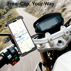USAMS ZJ082 360-degree Universal Ball Motocycle Cycling Phone Holder, ZJ082