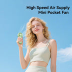 USAMS ZB354 Handheld Mini Pocket Fan, ZB354 (Pink), ZB354 (Purple), ZB354 (Green), ZB354 (White)