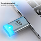 DOONJIEY DisplayPort Interface Graphics Card Spoofer Display Emulator Virtual Monitor with Indicator Light, DisplayPort Interface