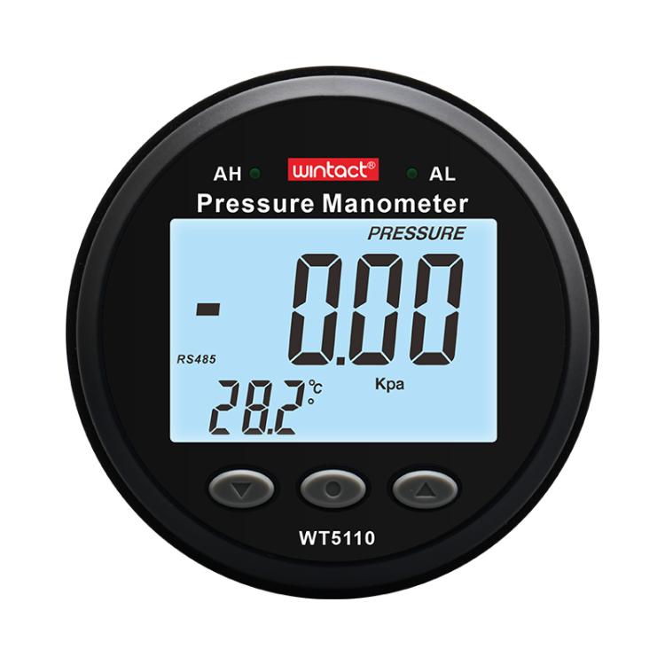 Wintact Portable Hight Precision Pressure Manometer with Temperature Compensation, WT5110 / 2.5Kpa, WT5110 / 5Kpa, WT5110 / 10Kpa, WT5110 / 50Kpa, WT5110 / 100Kpa