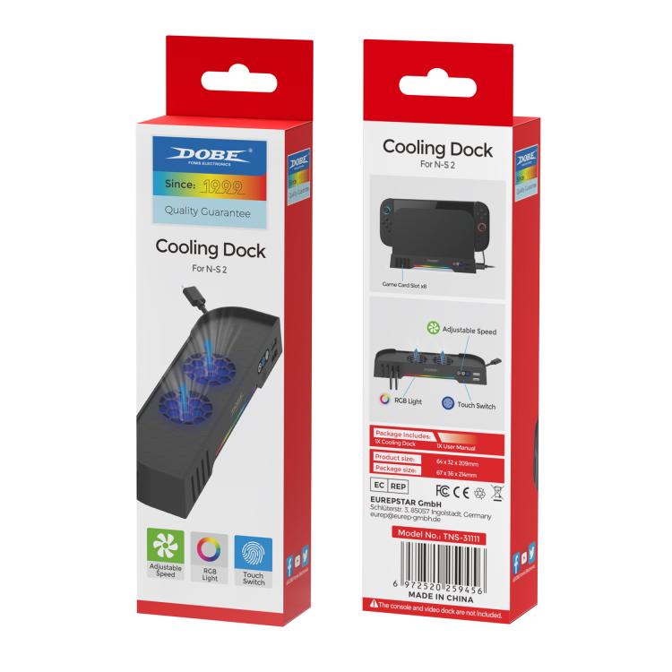 DOBE TNS-31111 Game Controller Charging Base Radiator, For Nintendo Switch 2