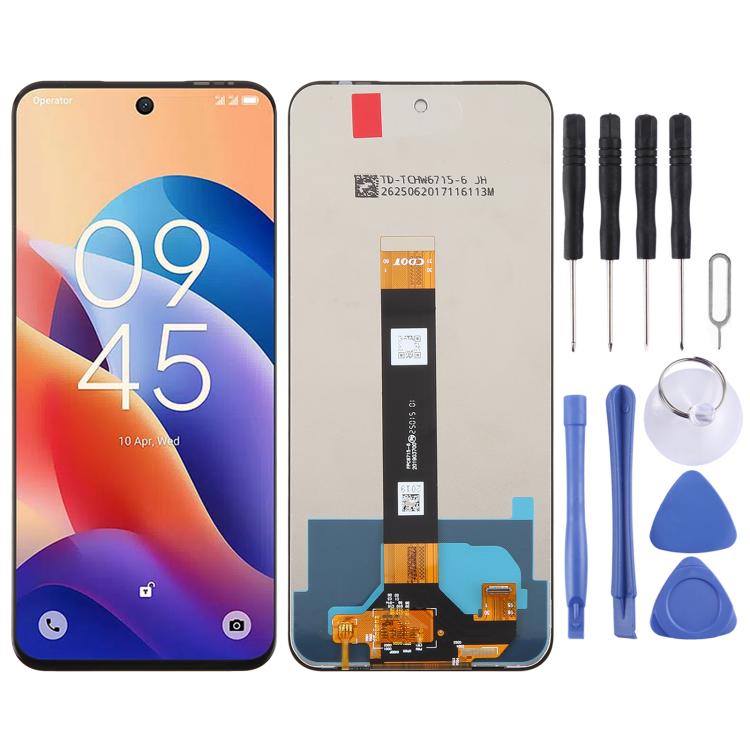 LCD Screen with Digitizer Full Assembly, For TCL K33 5G T513V, For TCL K32 5G T513W, For TCL 60 SE T517H, For TCL 60 5G T521H, For TCL 605 T517D, For TCL 60R T519H