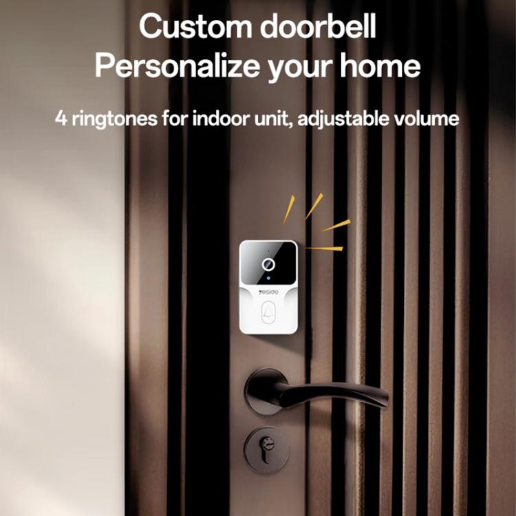 Yesido KM27 4.3 inch TFT Screen 2.4G Wireless Video Intercom Doorbell